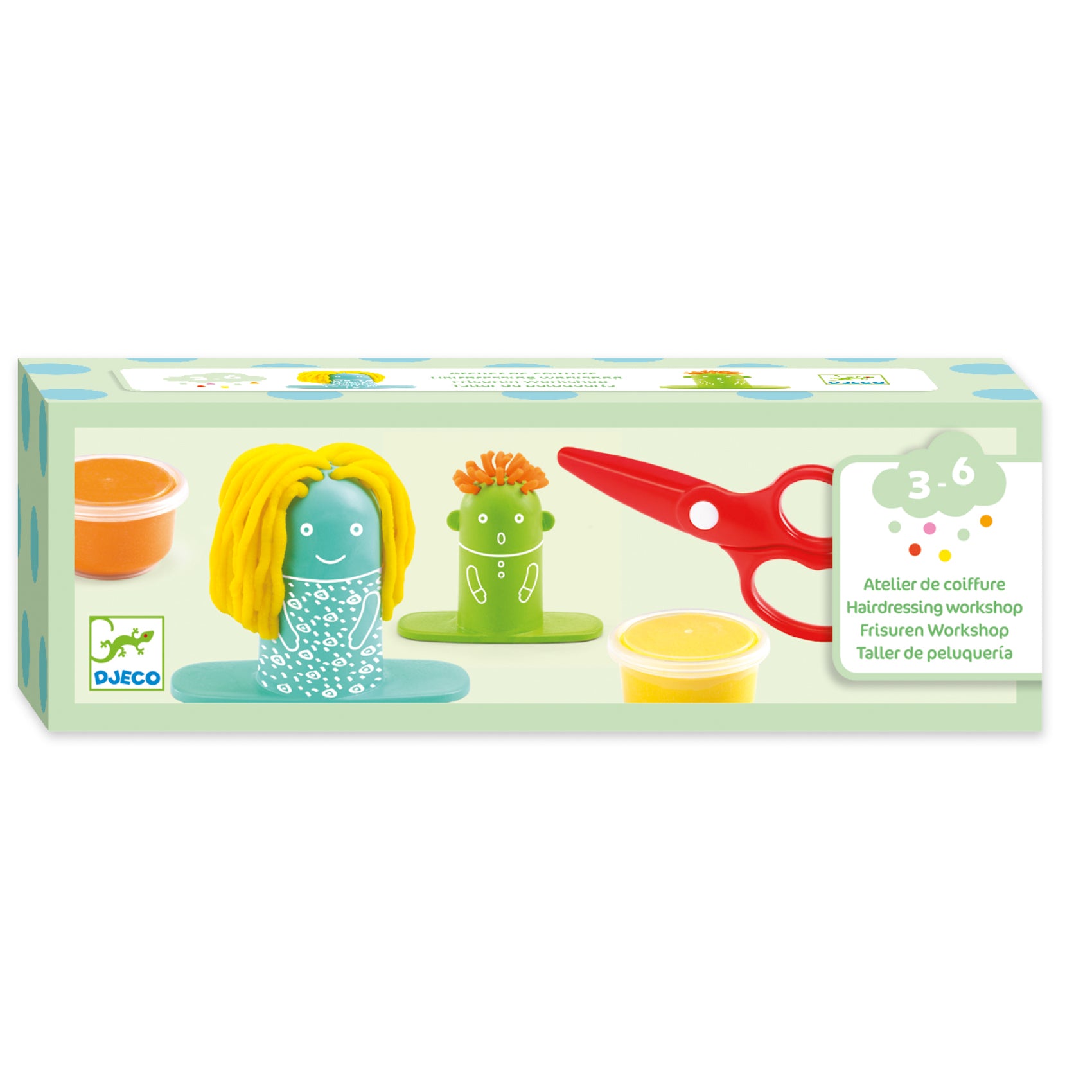 Djeco Hairdresser Modelling Play Dough Playset