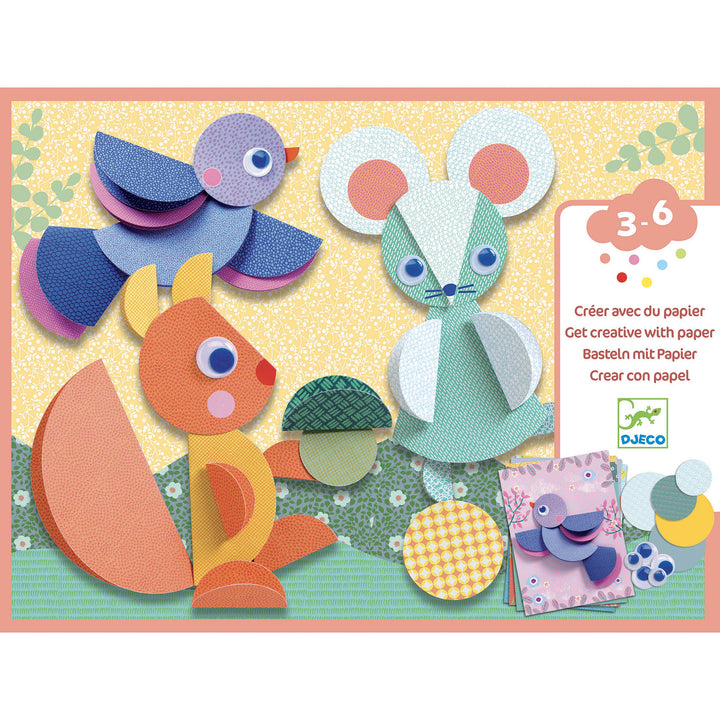 Djeco Create with Paper – Round &amp; Round