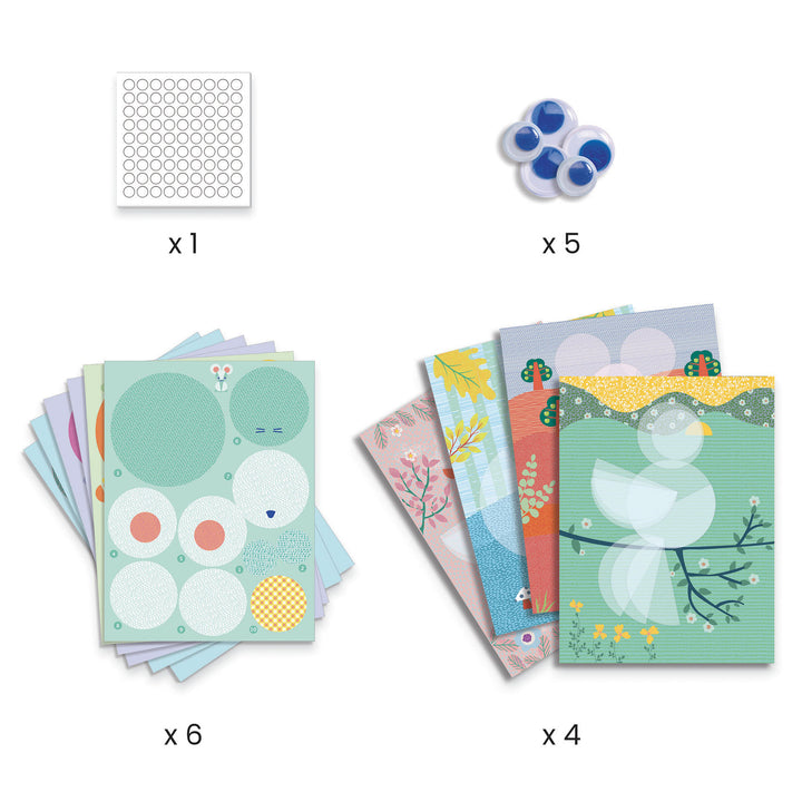 Djeco Create with Paper – Round &amp; Round