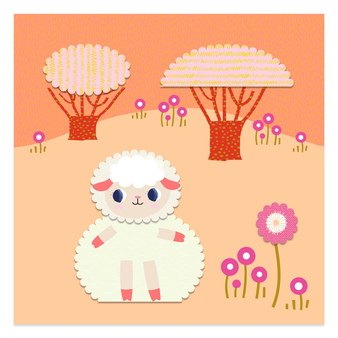 Djeco Crinkle Cutting Collage Scene