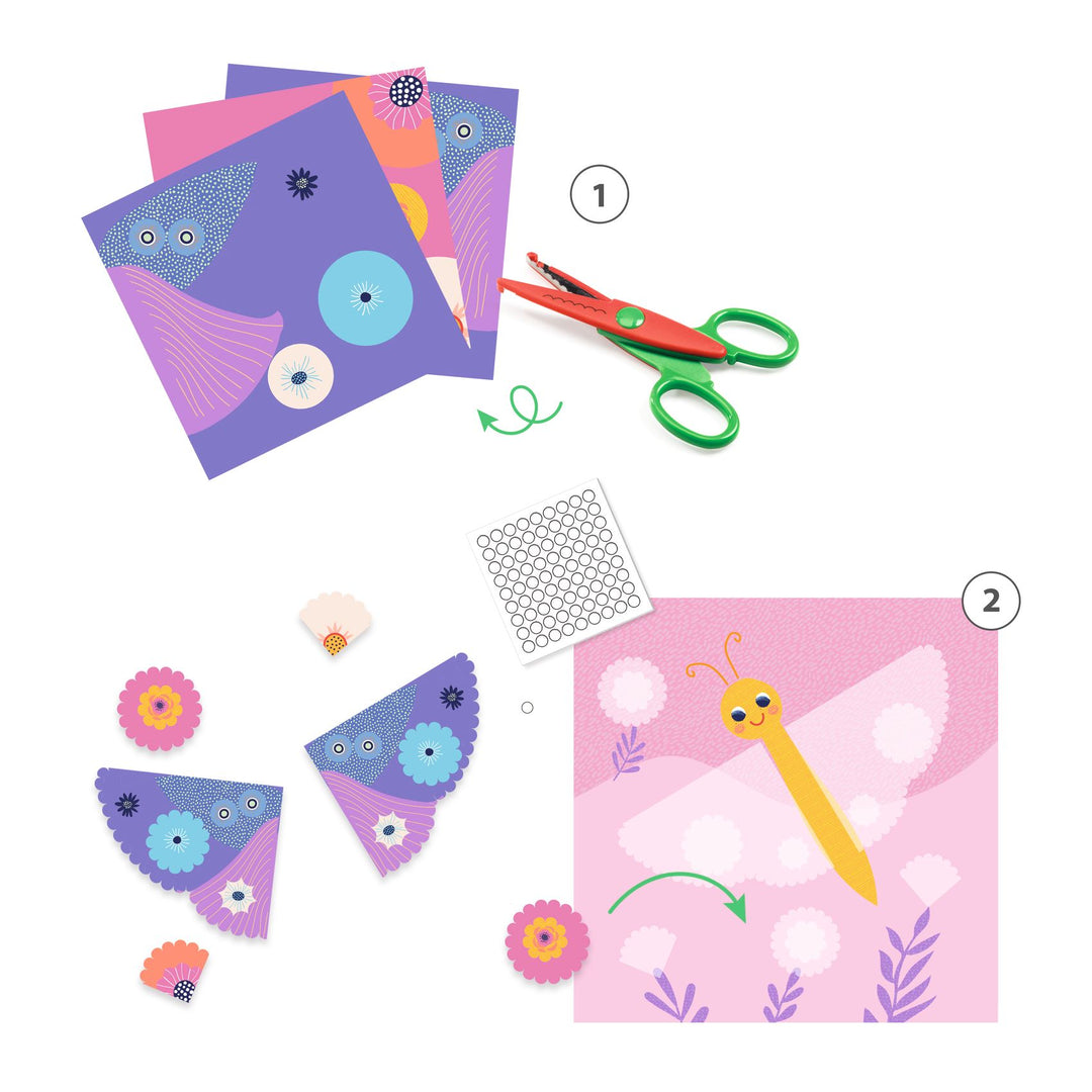 Djeco Crinkle Cutting Collage Scene