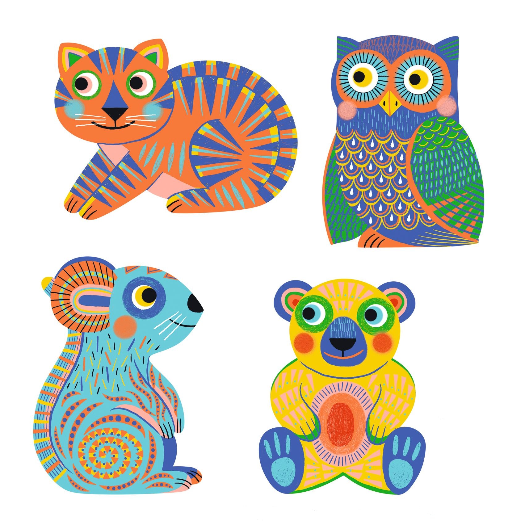 Djeco Water Magic Colouring Set – Animals