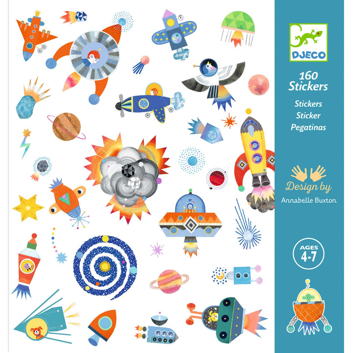 Djeco Interstellar Sticker Collection