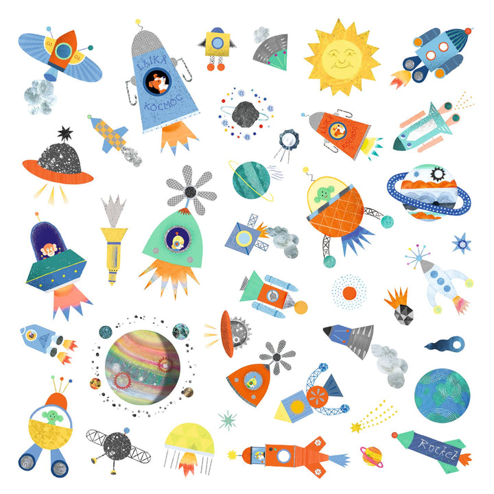 Djeco Interstellar Sticker Collection
