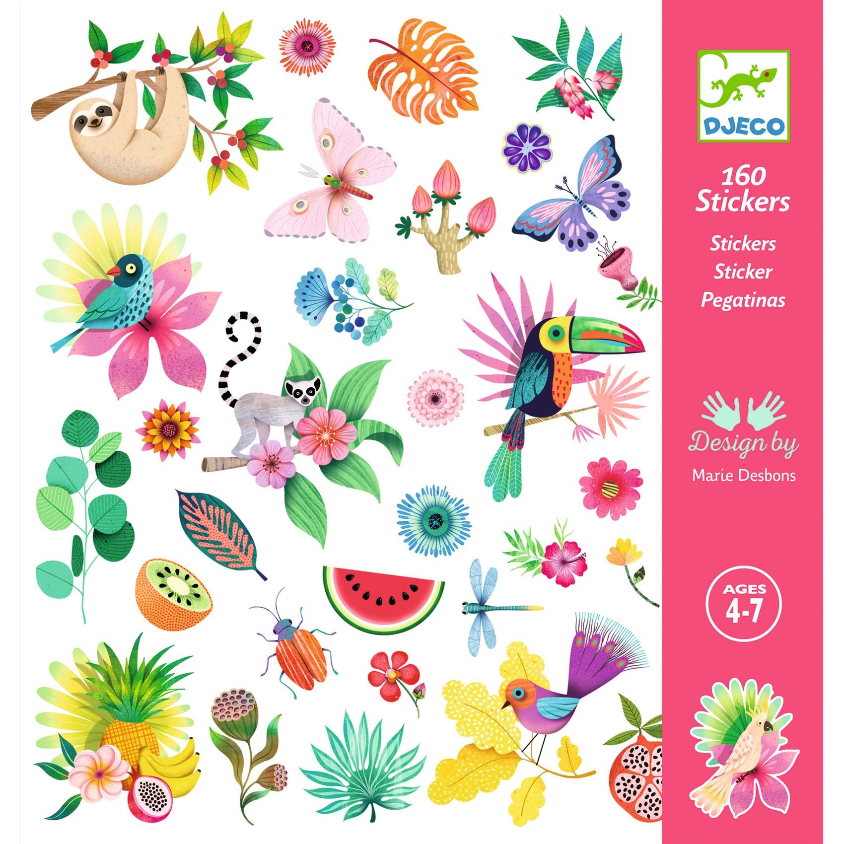 Djeco Paradise Sticker Collection