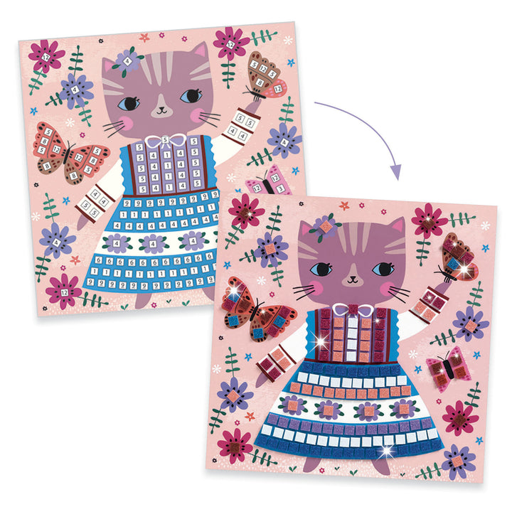 Djeco Soft Mosaics – Lovely Pets