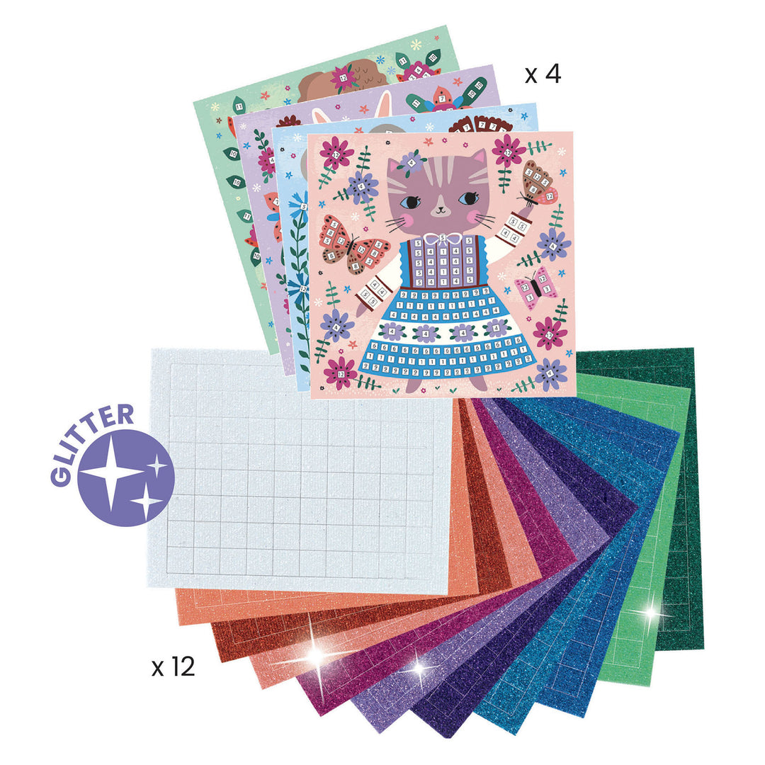 Djeco Soft Mosaics – Lovely Pets