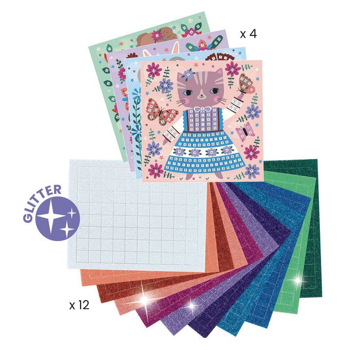 Djeco Soft Mosaics – Lovely Pets