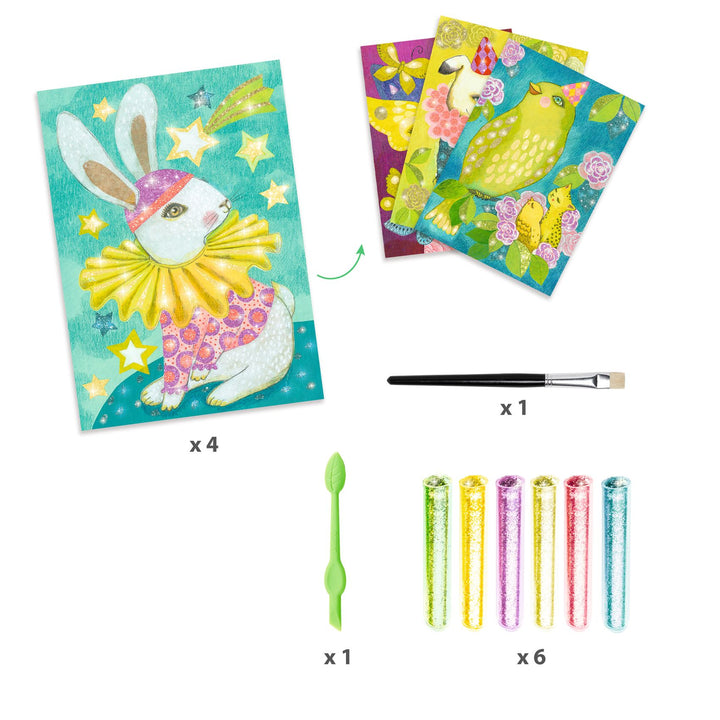 Djeco Carnival of the Animals Glitter Art