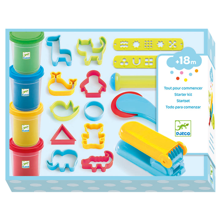Djeco Classic Starter Play Dough Set