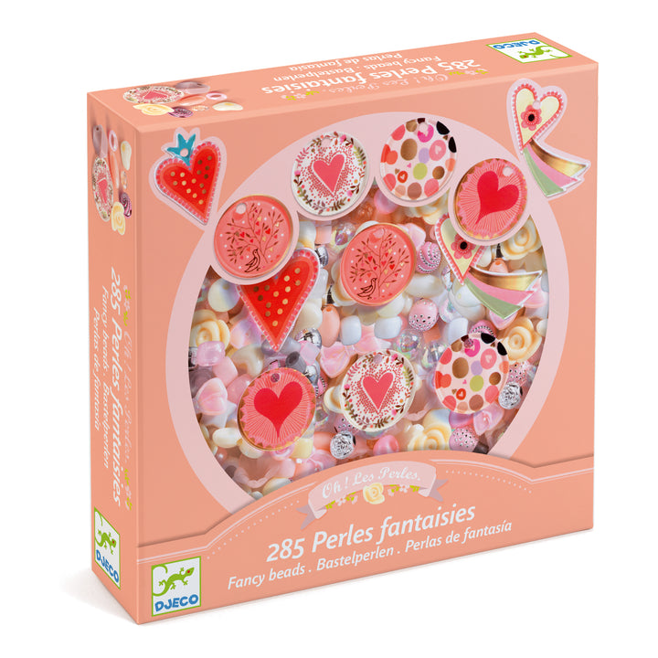 Djeco Fancy Beads – Hearts