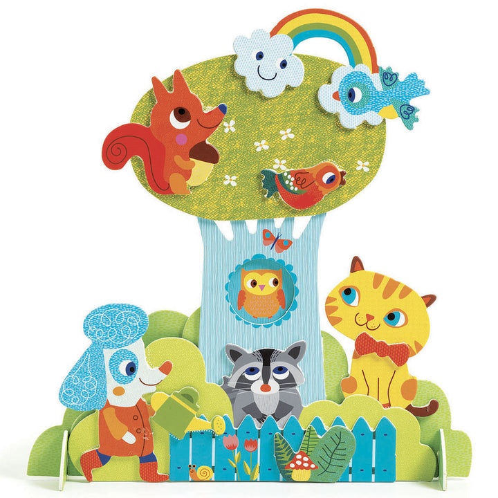Djeco Garden Pals Collage Scene