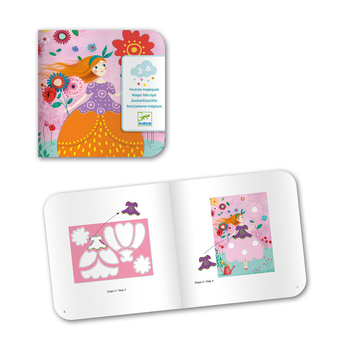 Djeco Marie’s Pretty Dresses Colouring Set