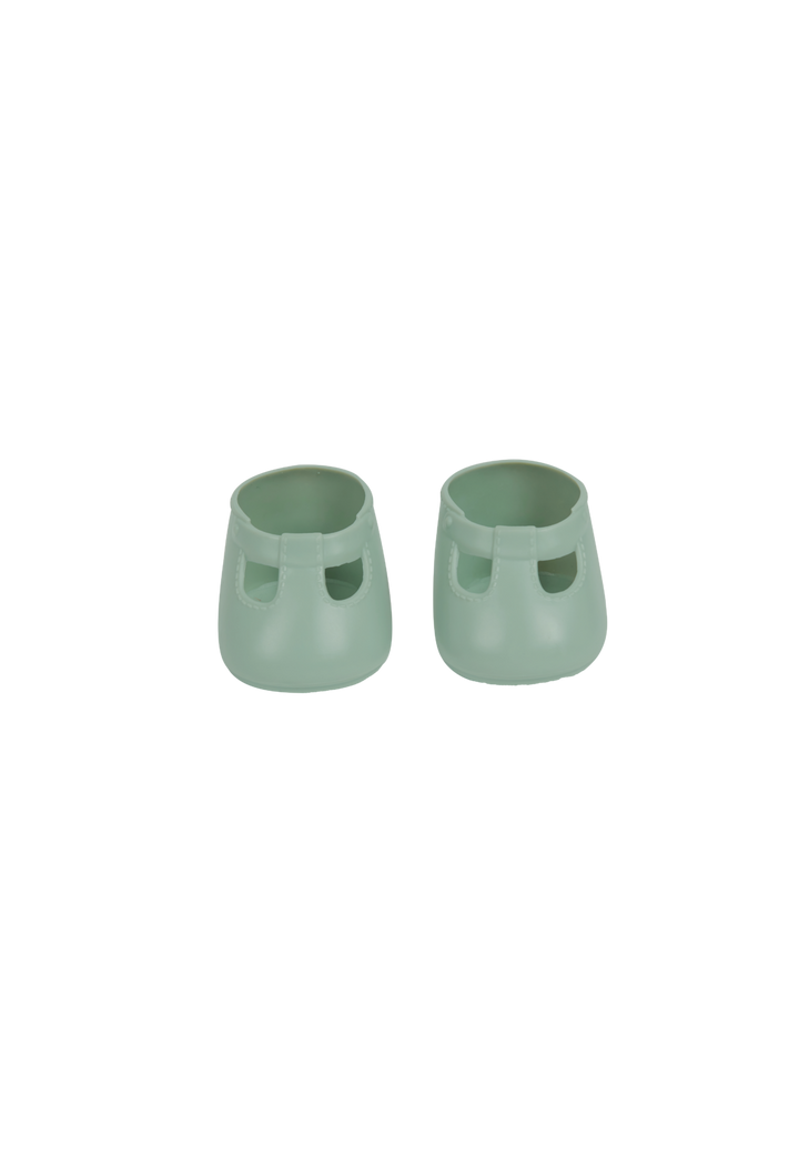 Olli Ella Dinkum Doll Shoes – Basil Green
