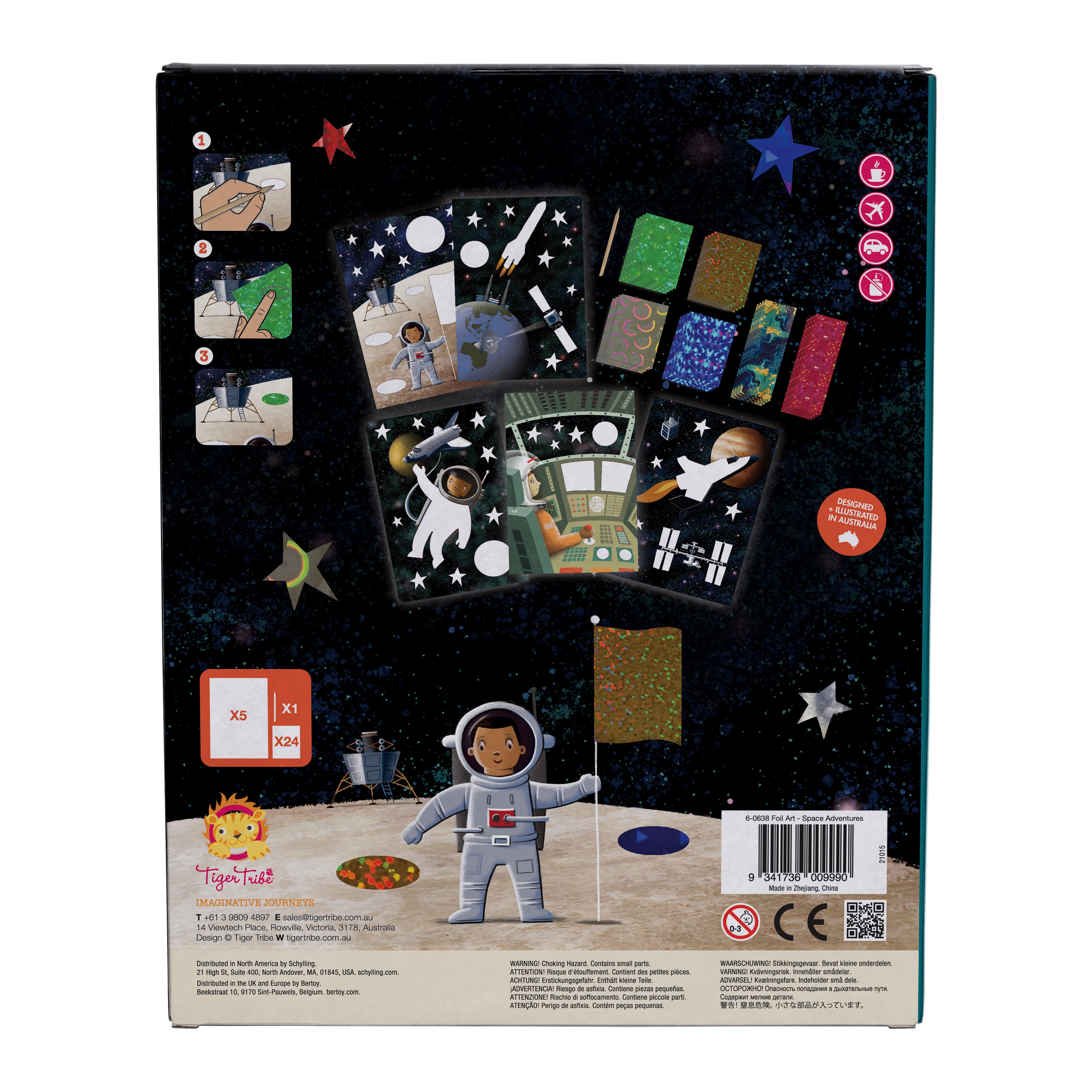 Tiger Tribe Foil Art – Space Adventures