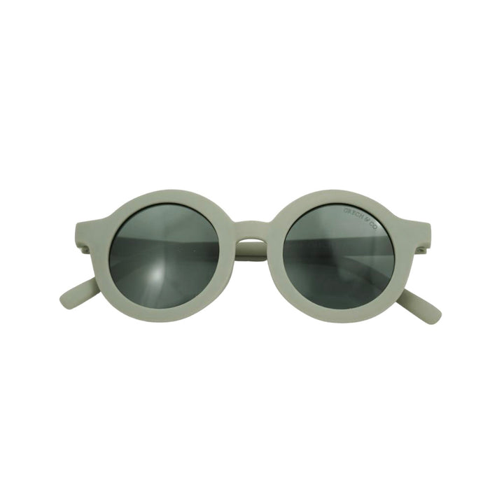 Grech &amp; Co. Round Sustainable Sunglasses – Fog