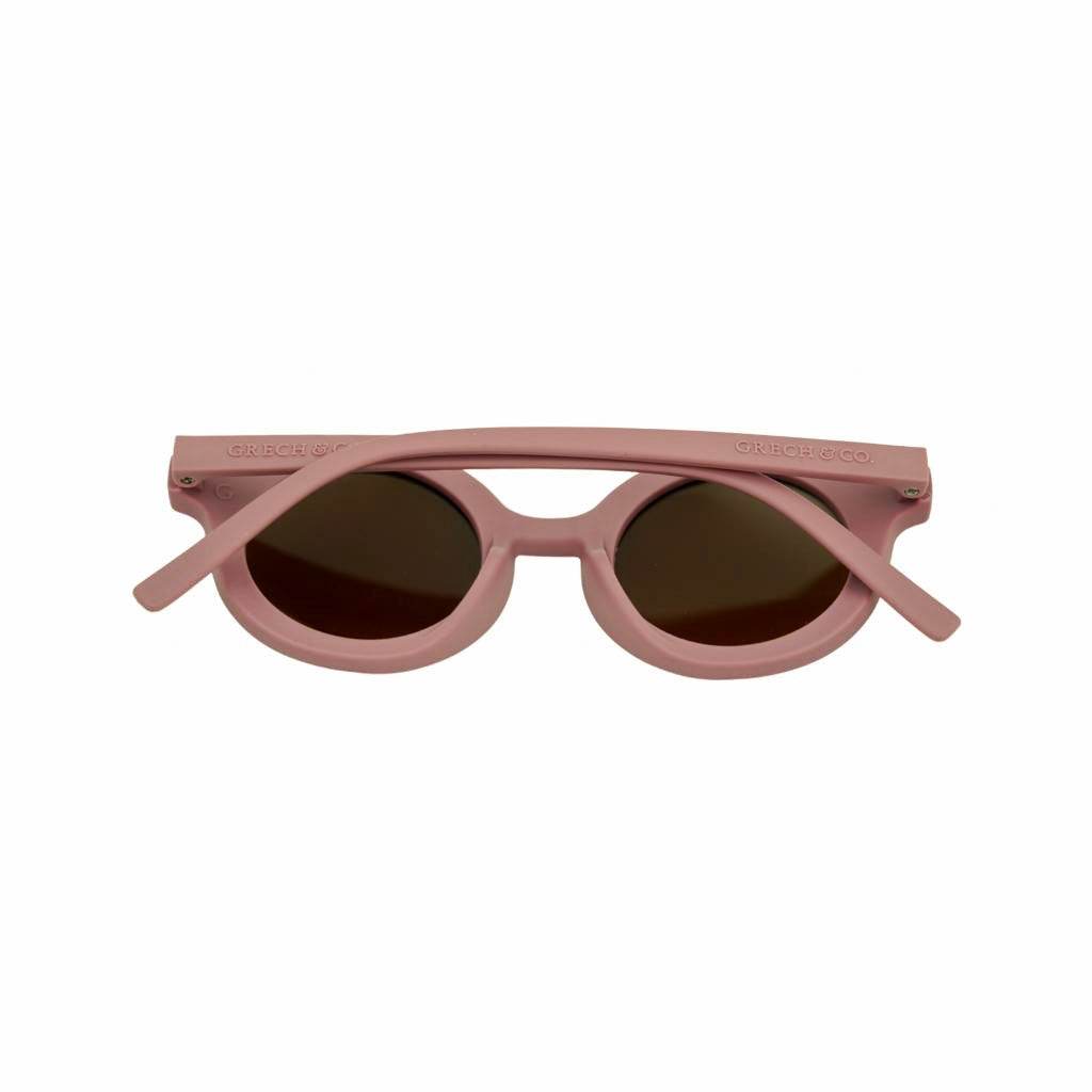 Grech & Co. Round Sustainable Sunglasses – Mauve Rose