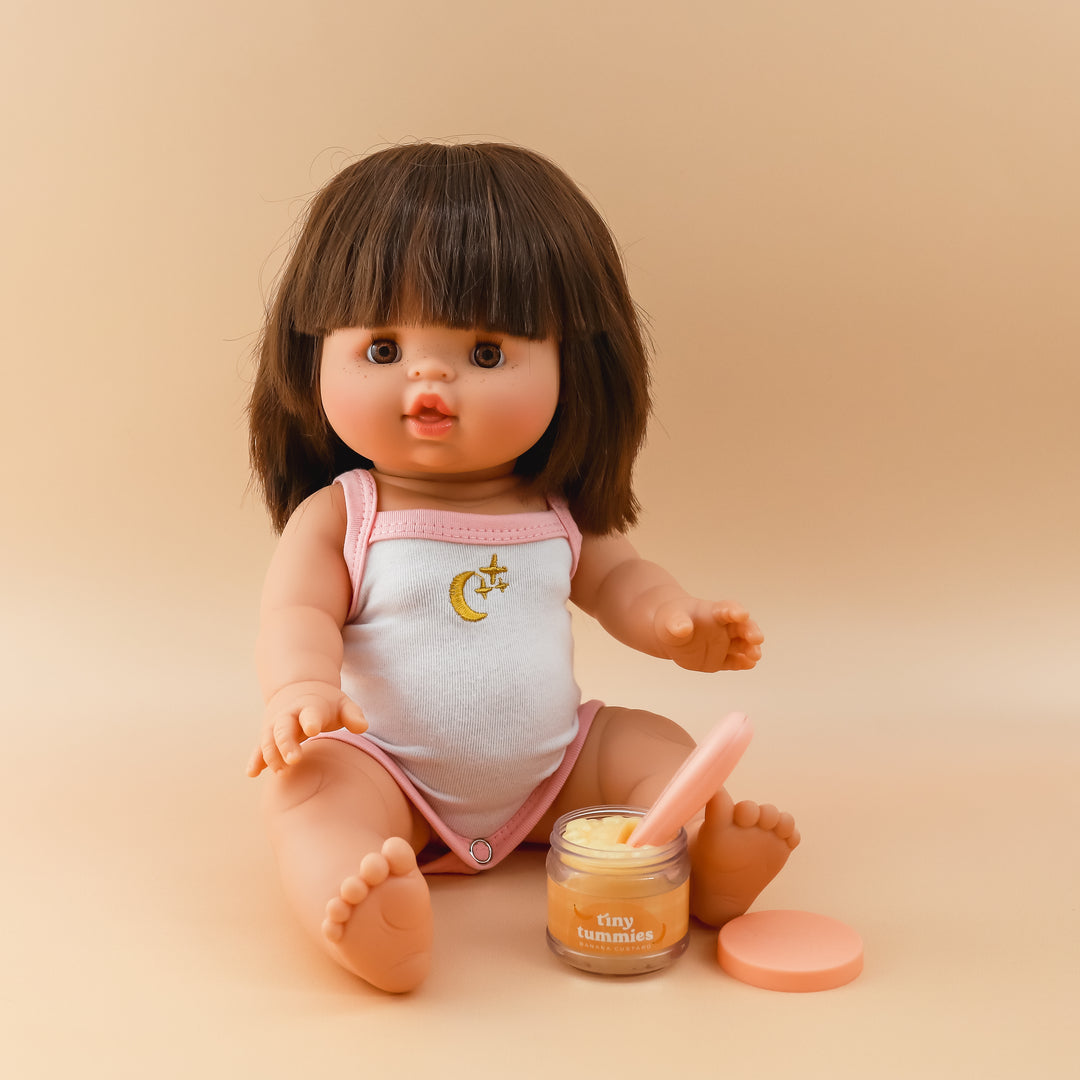 Tiny Harlow Tiny Tummies Dolls Food Jar – Banana Custard