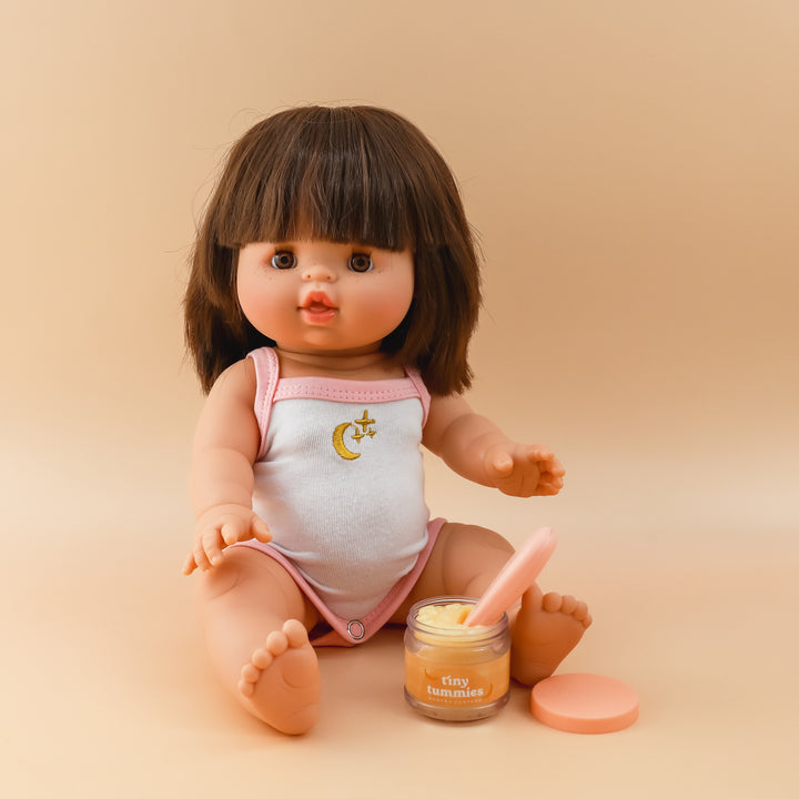 Tiny Harlow Tiny Tummies Dolls Food Jar – Banana Custard