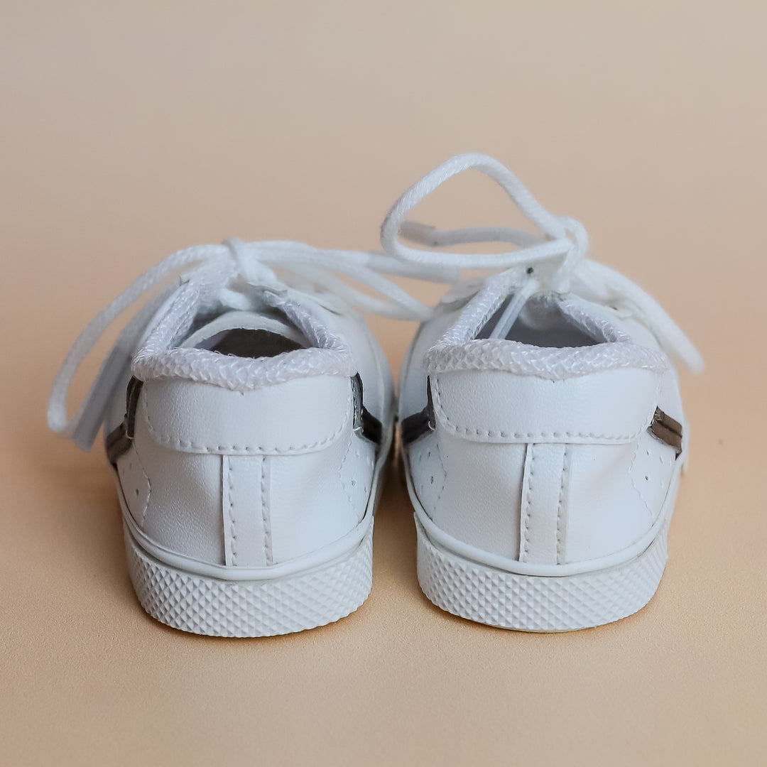 Tiny Harlow Tiny Tootsies Casual Doll Sneakers – Black Stripe