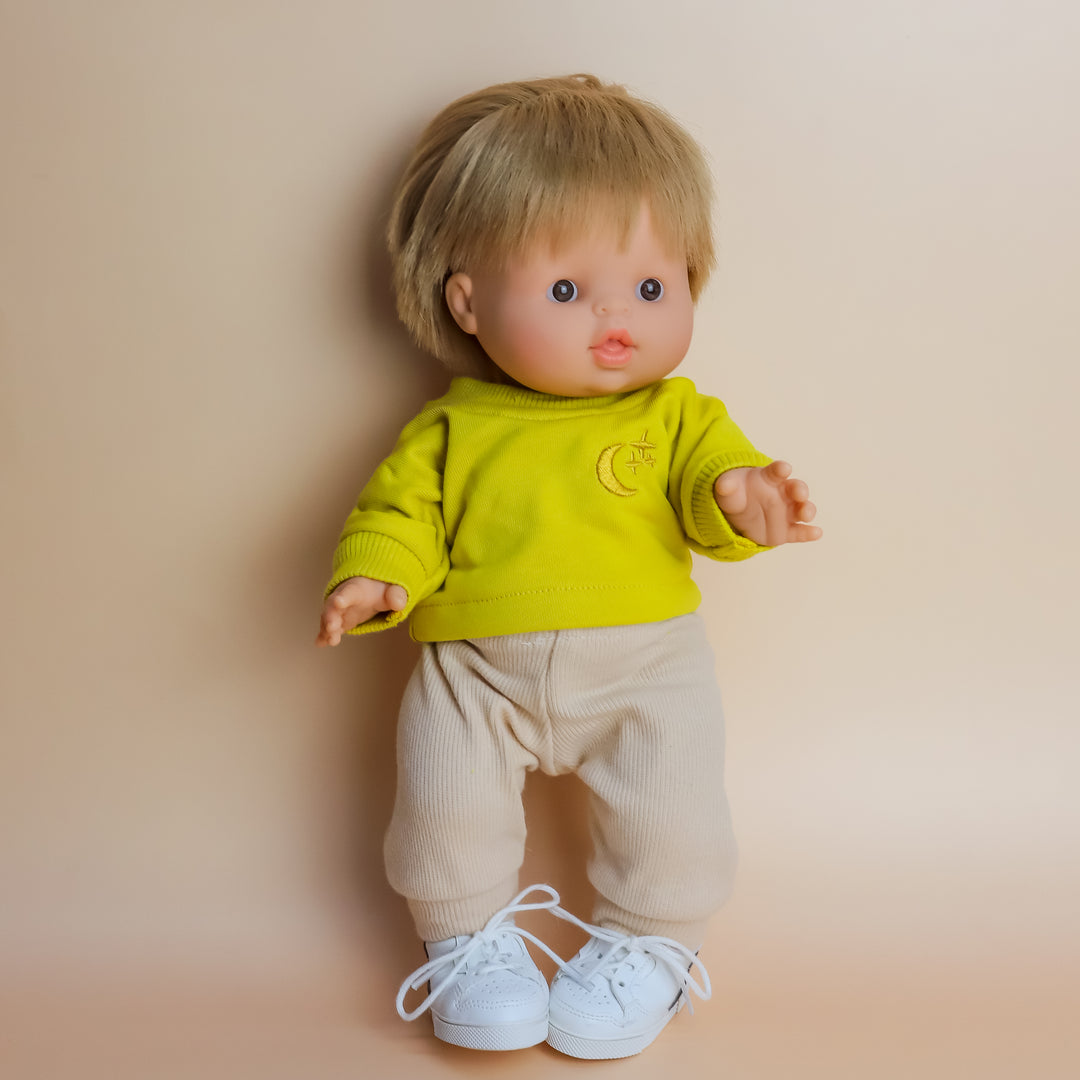 Tiny Harlow Tiny Tootsies Casual Doll Sneakers – Black Stripe