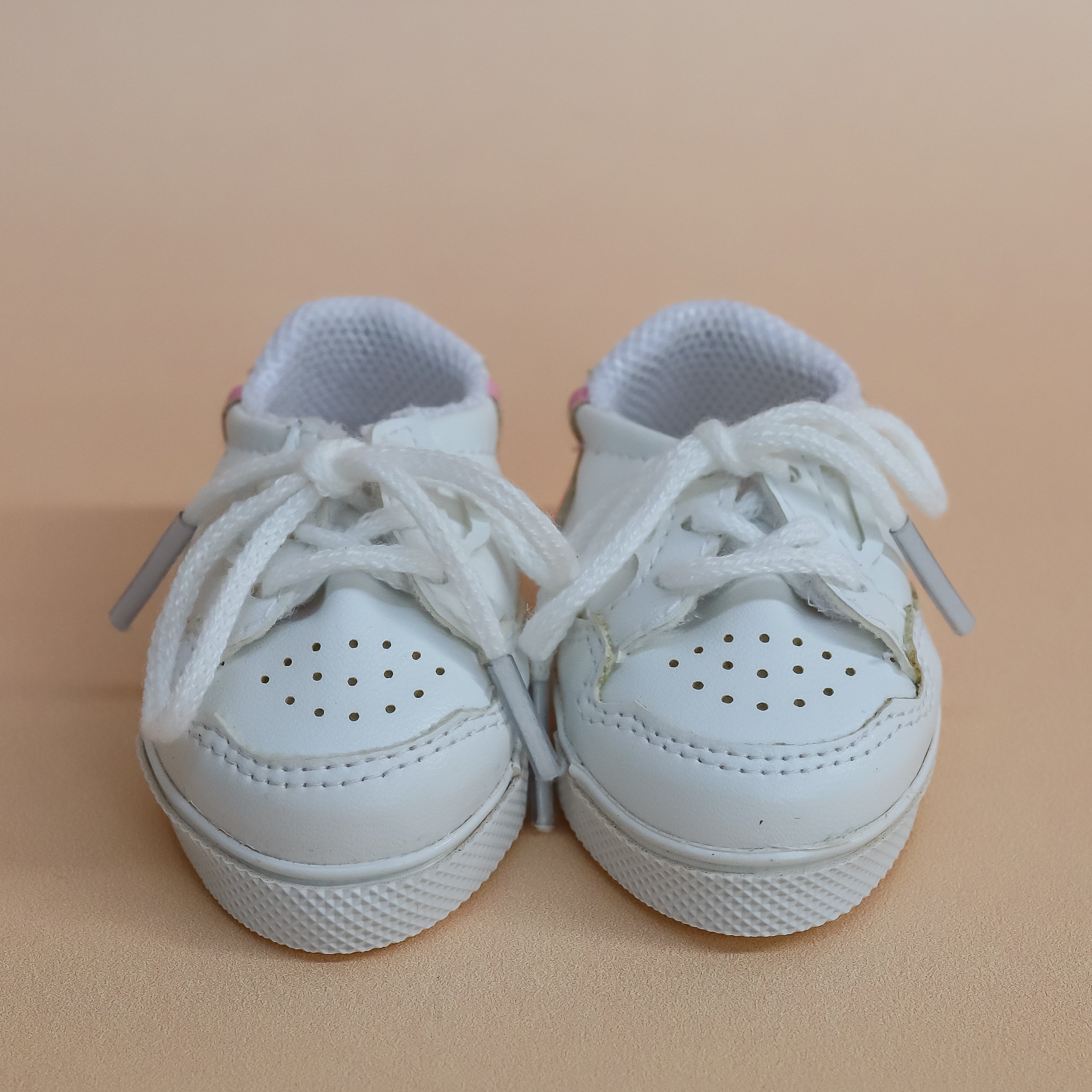 Tiny Harlow Tiny Tootsies Casual Doll Sneakers – Pink Stripe