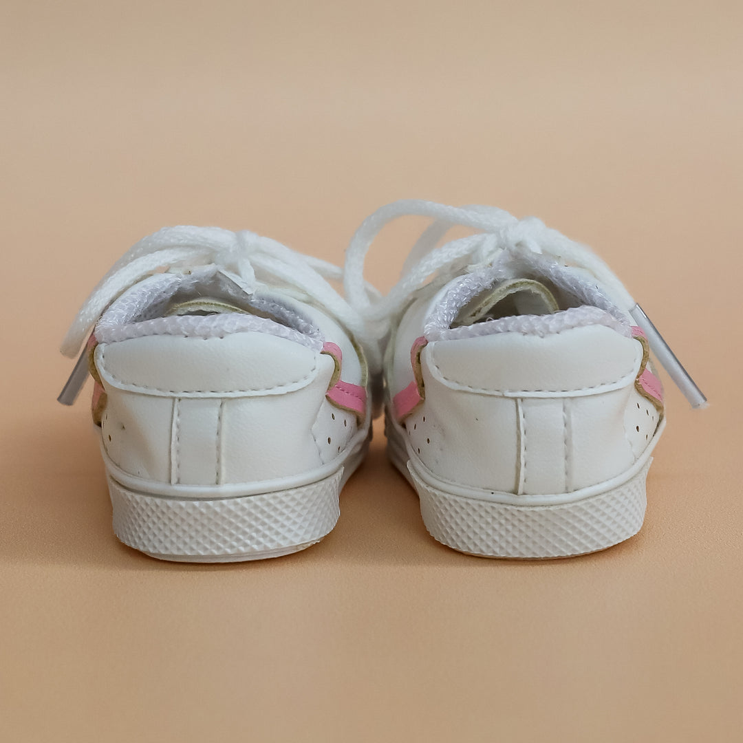 Tiny Harlow Tiny Tootsies Casual Doll Sneakers – Pink Stripe