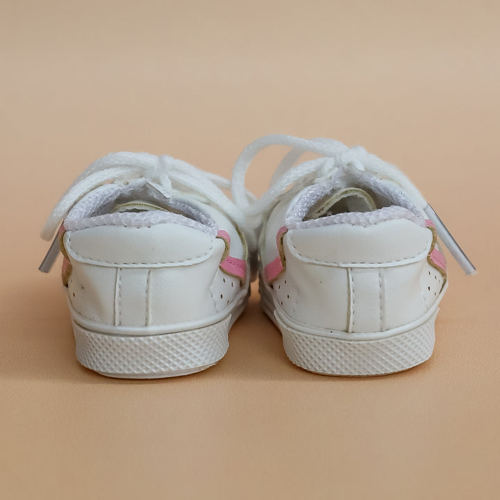 Tiny Harlow Tiny Tootsies Casual Doll Sneakers – Pink Stripe