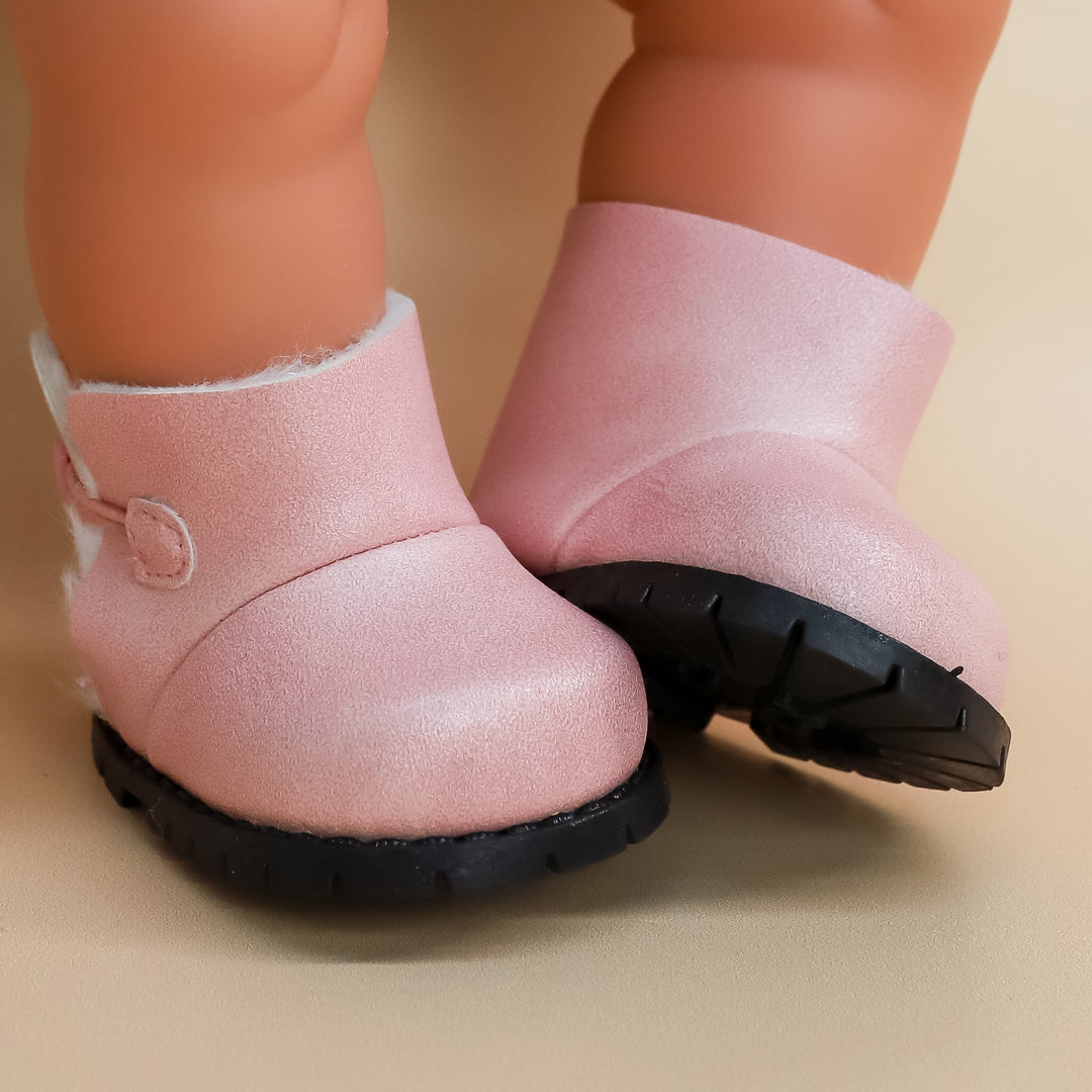 Tiny Harlow Tiny Tootsies Ugg Doll Boots – Pink