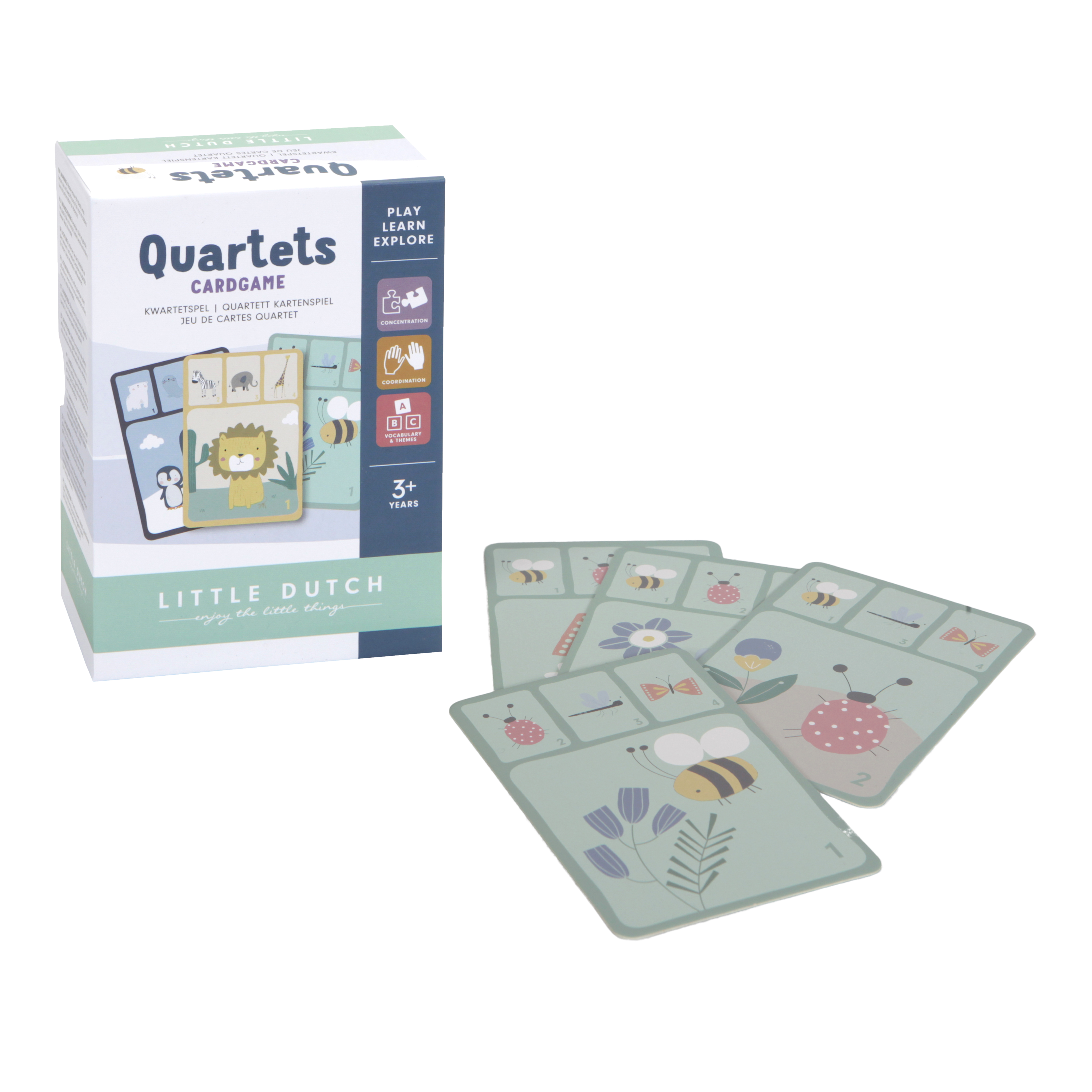 Little Dutch Quartets Card Game – Animals