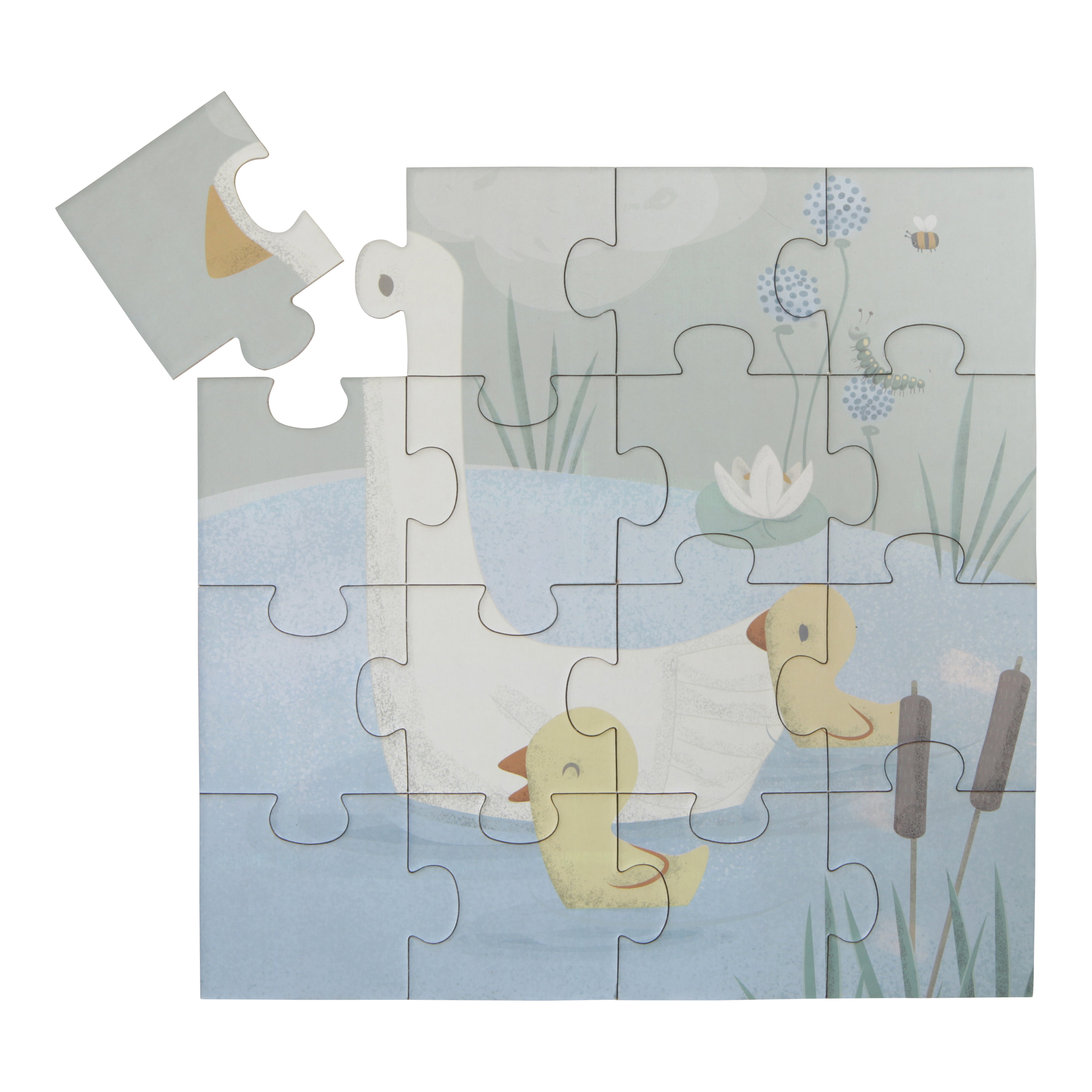 Little Dutch 4-in-1 Progressive Puzzle – Goose Theme