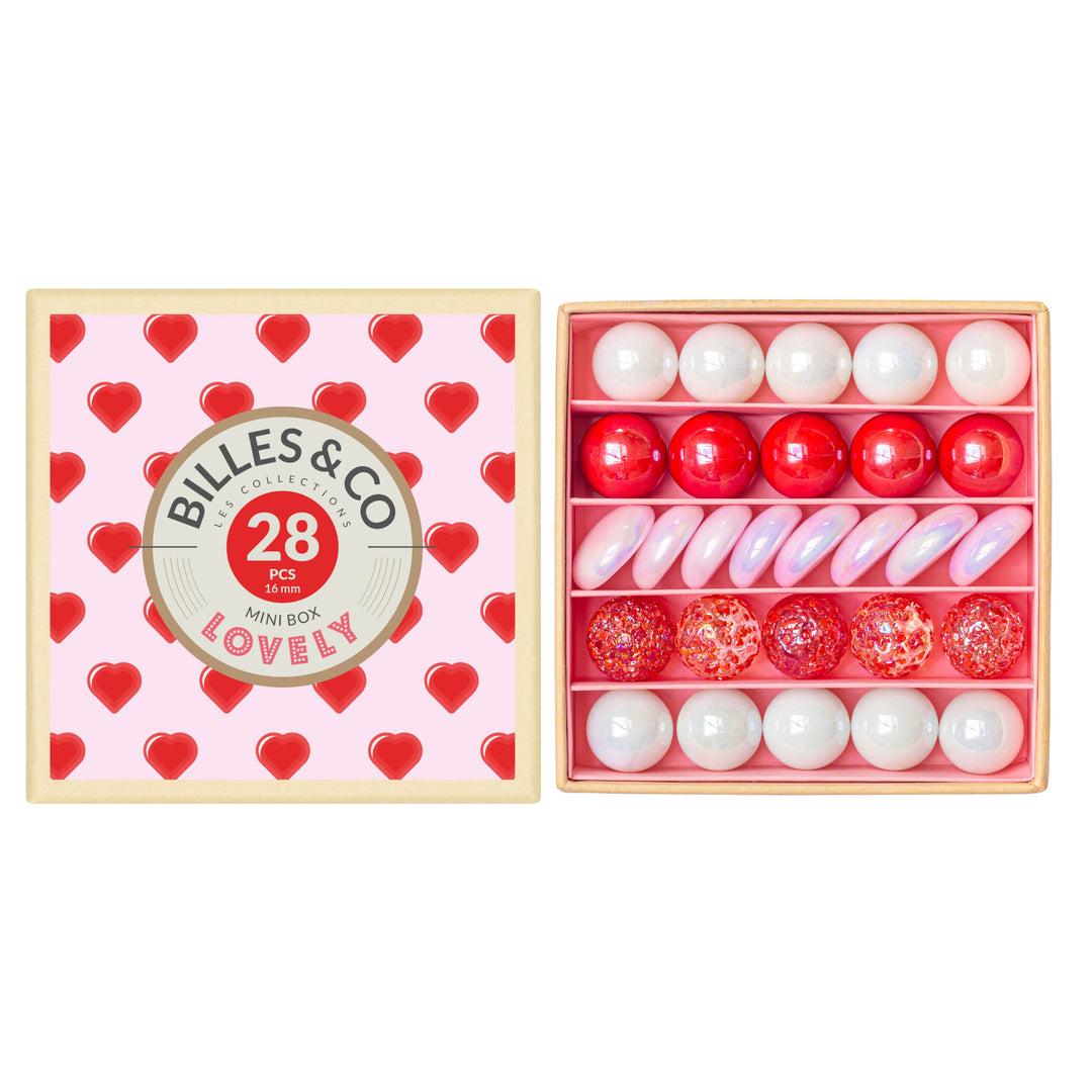 Billes &amp; Co Lovely Marbles – 28 Piece Set