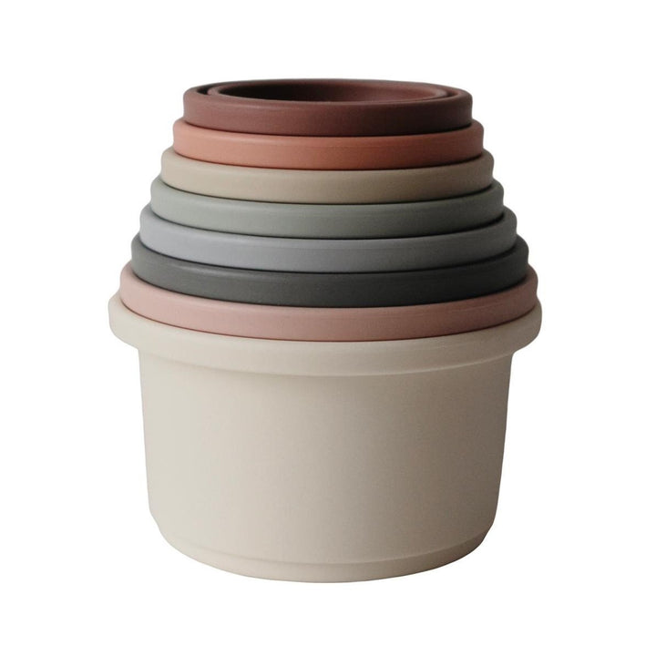 Mushie Stacking Tower Cups – Original