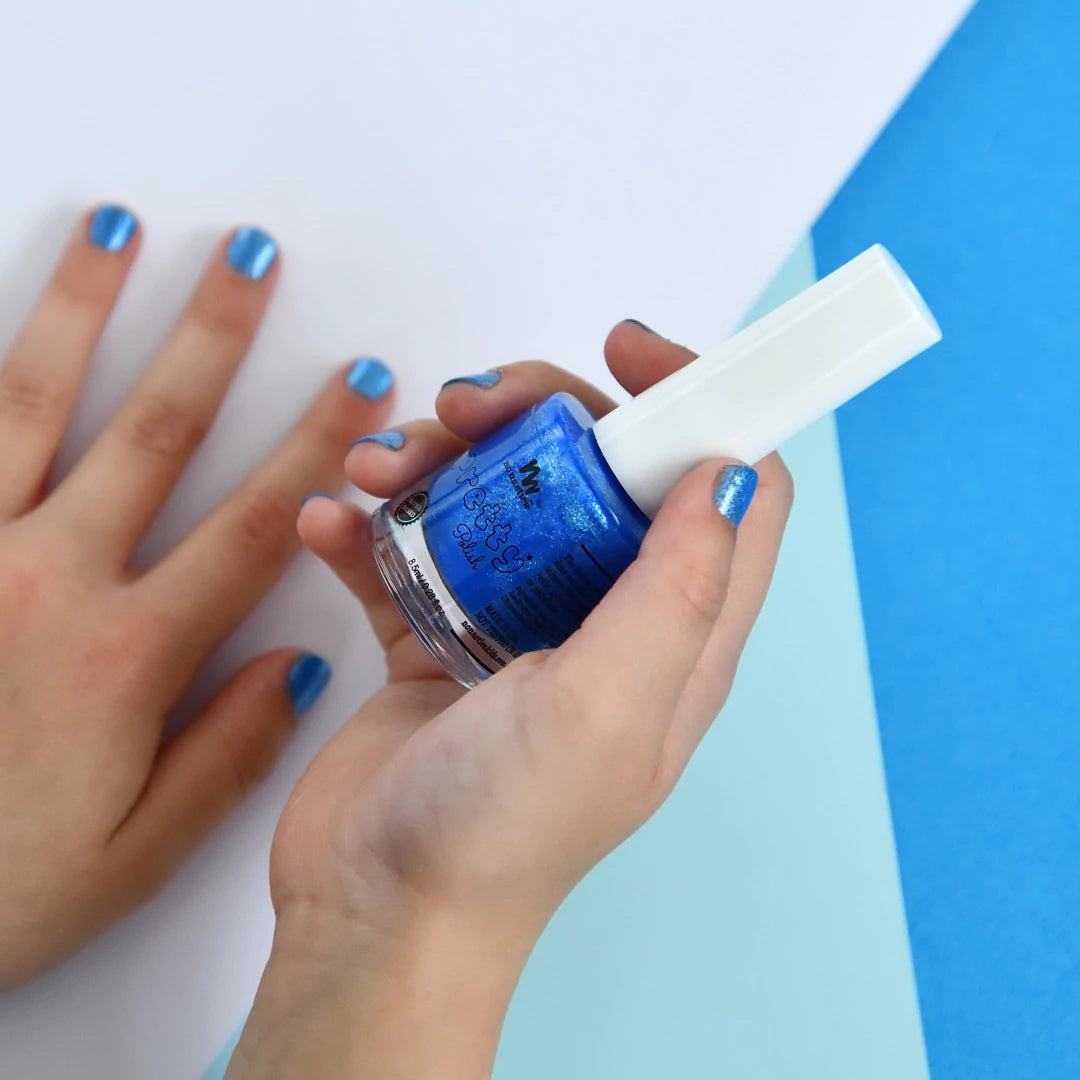 No Nasties Kids Peelable Nail Polish – Mermaid Blue