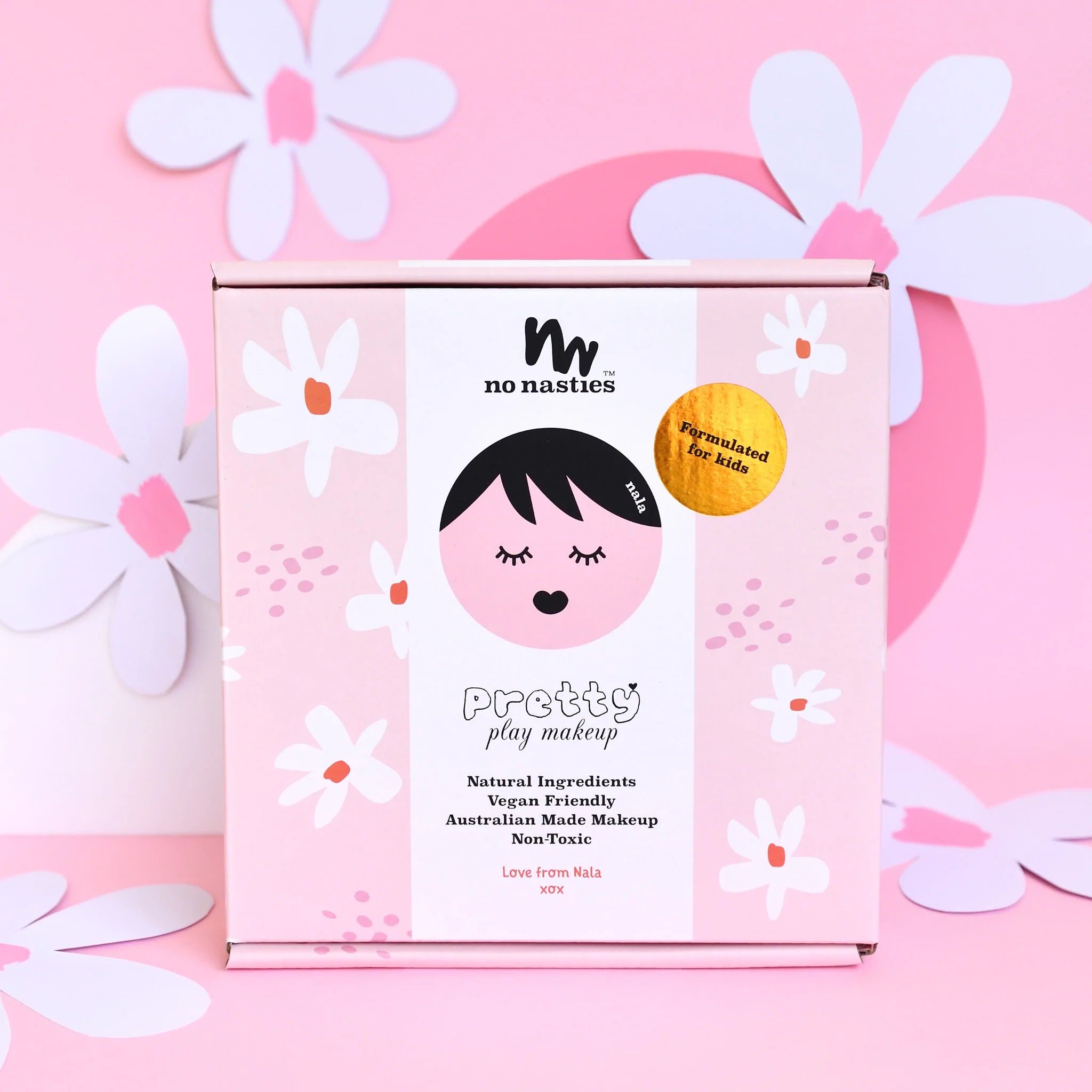 No Nasties Kids Natural Play Makeup Deluxe Set – Nala Pretty in Pink