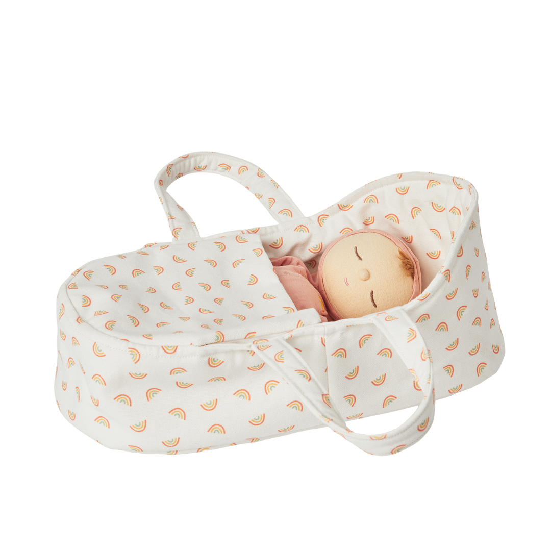 Olli Ella Dinkum Doll Carry Cot – Rainbow