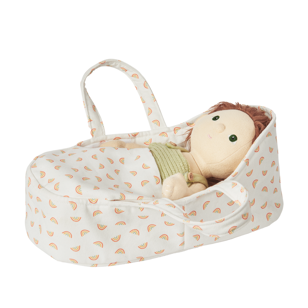 Olli Ella Dinkum Doll Carry Cot – Rainbow