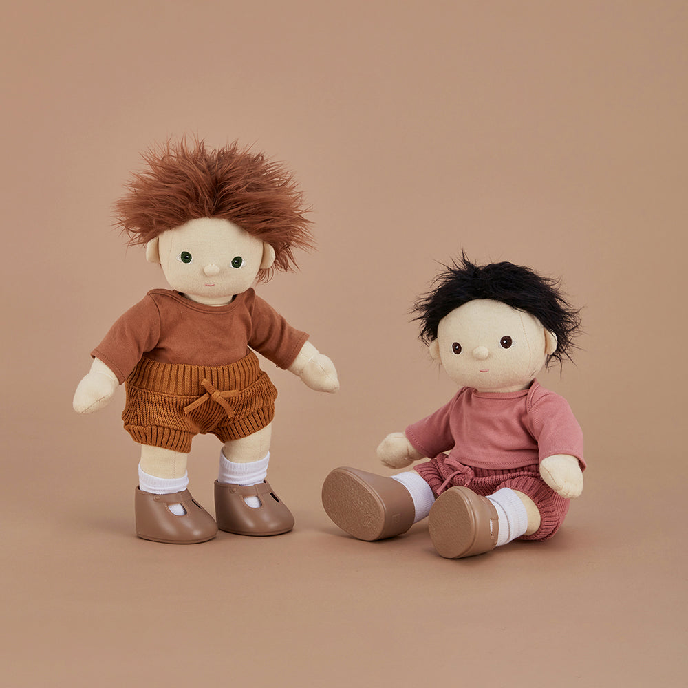 Olli Ella Dinkum Doll Snuggly Set – Toffee