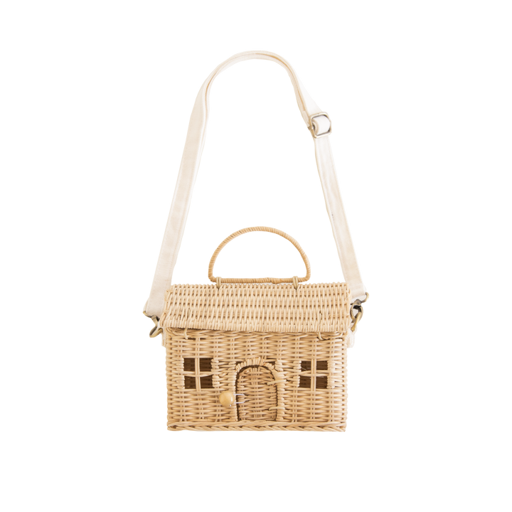 Olli Ella Rattan Casa Bag – Straw