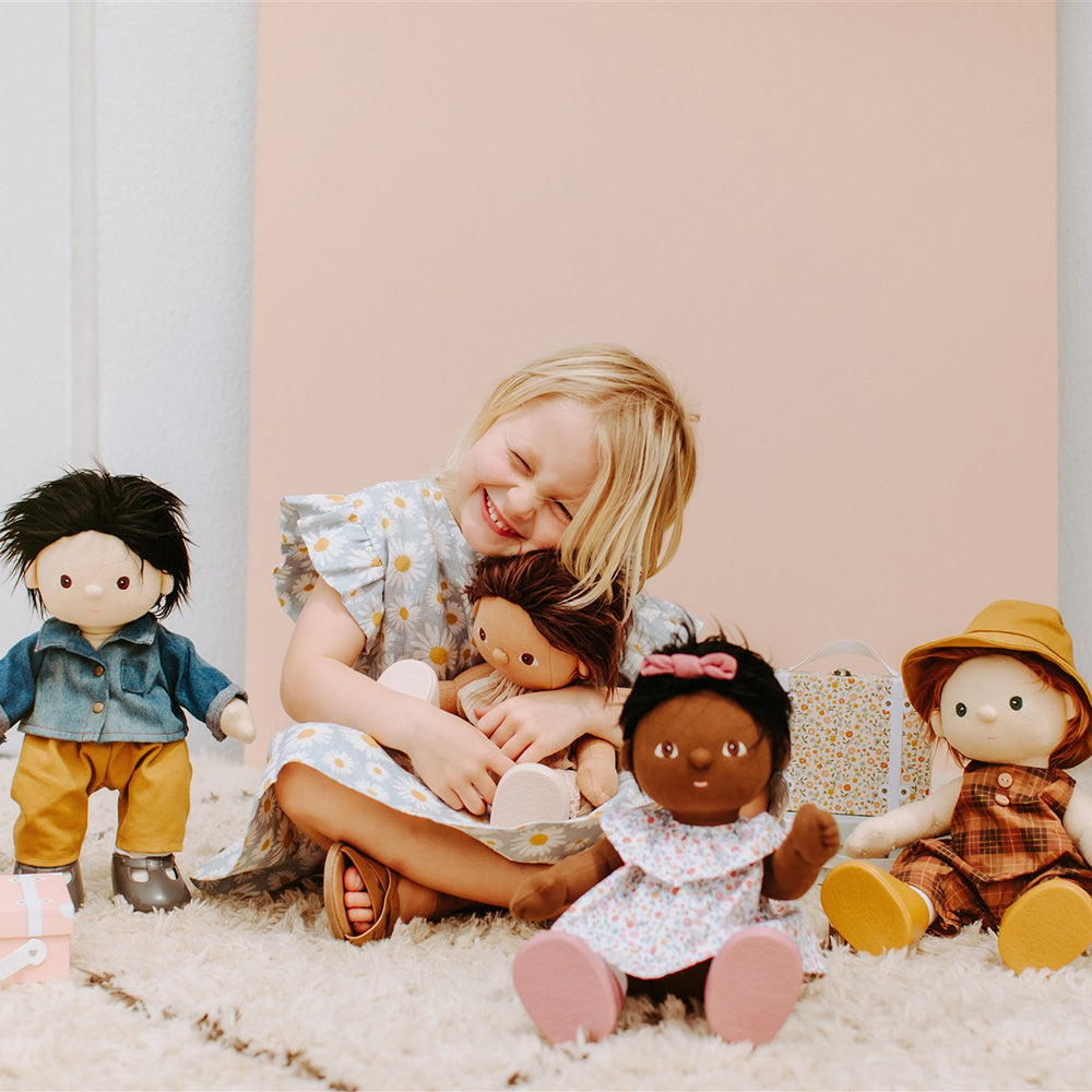 Olli Ella Dinkum Doll Travel Togs – Sage