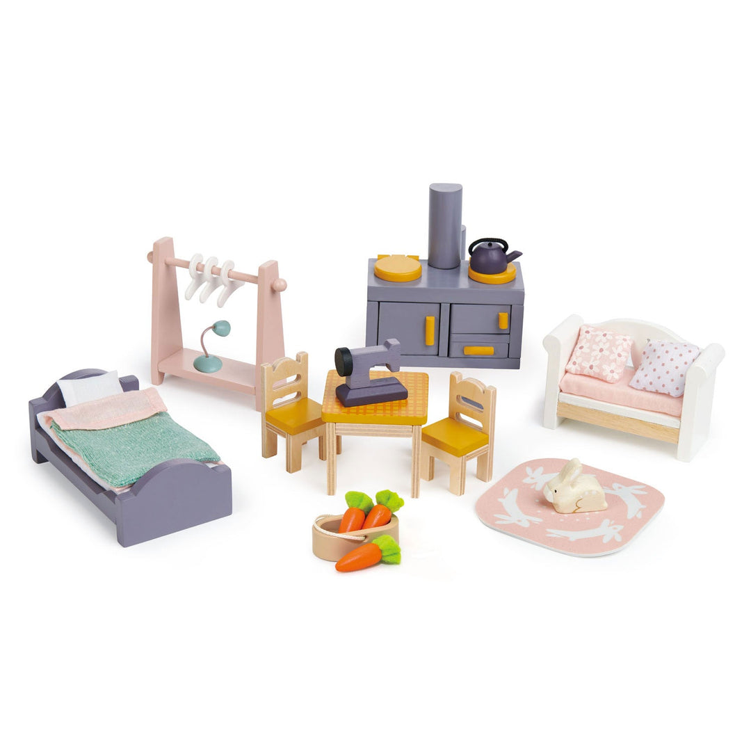 Tender Leaf Cottontail Cottage Dollhouse (includes furniture)