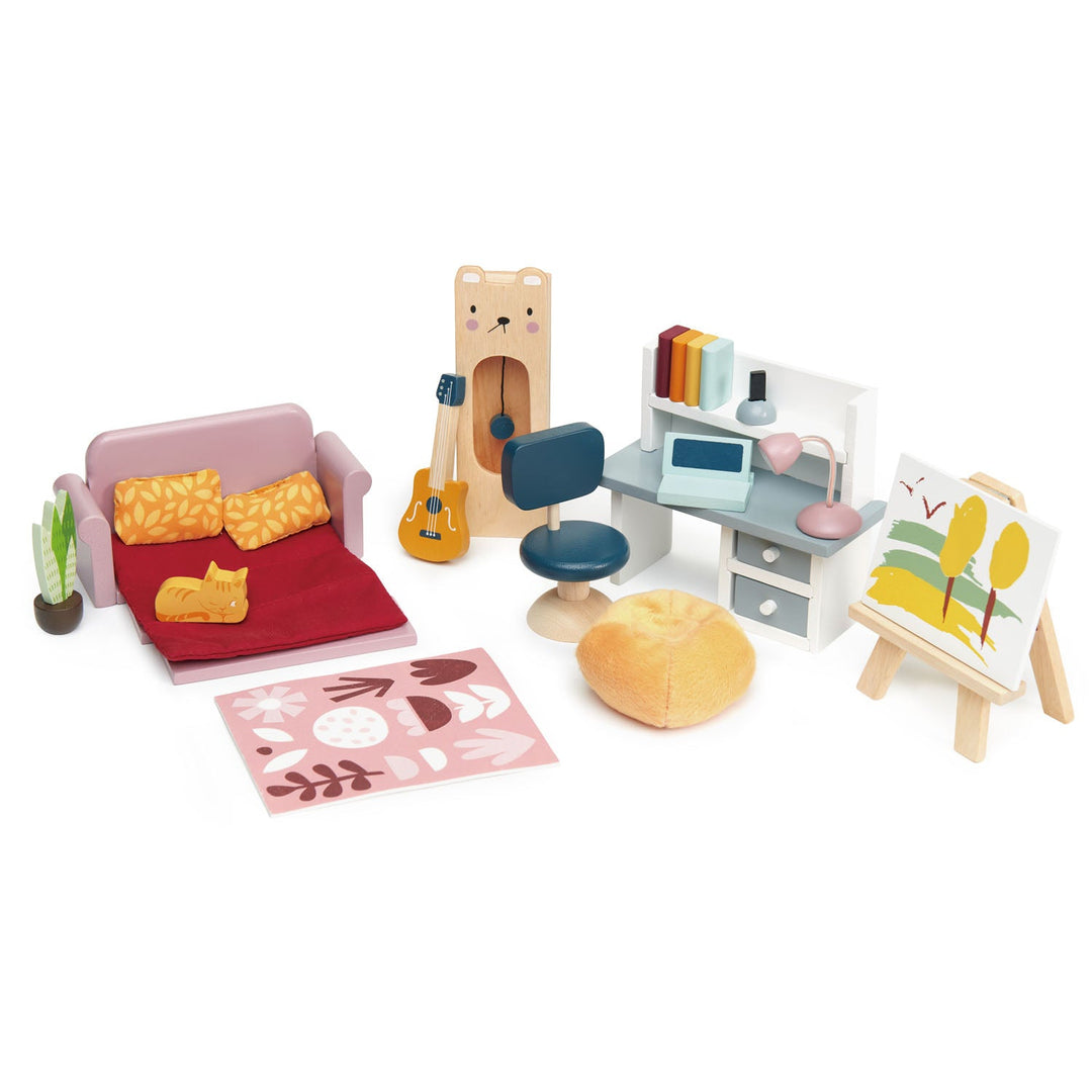 Tender Leaf Dollhouse Study Furniture