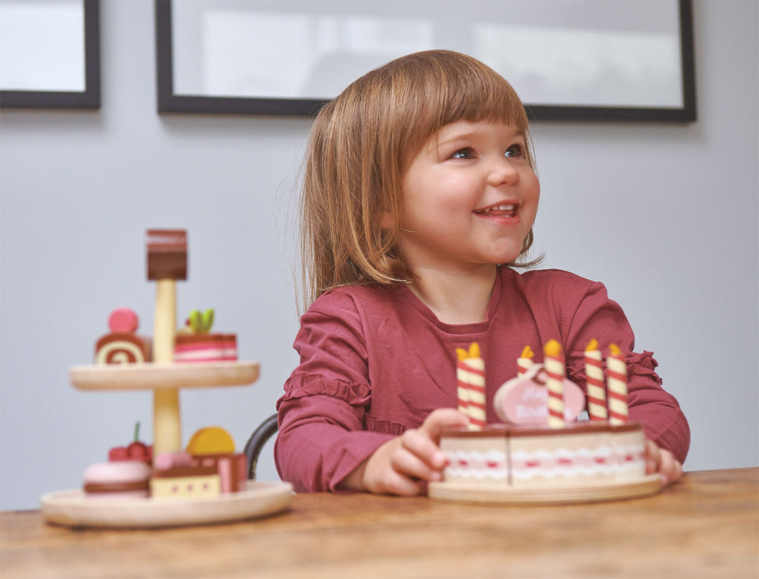 Tender Leaf Chocolate Birthday Cake