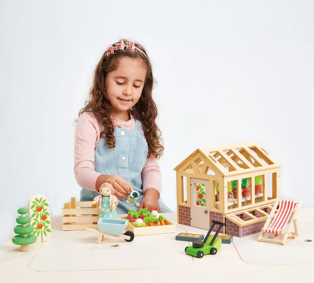 Tender Leaf Greenhouse &amp; Garden Playset
