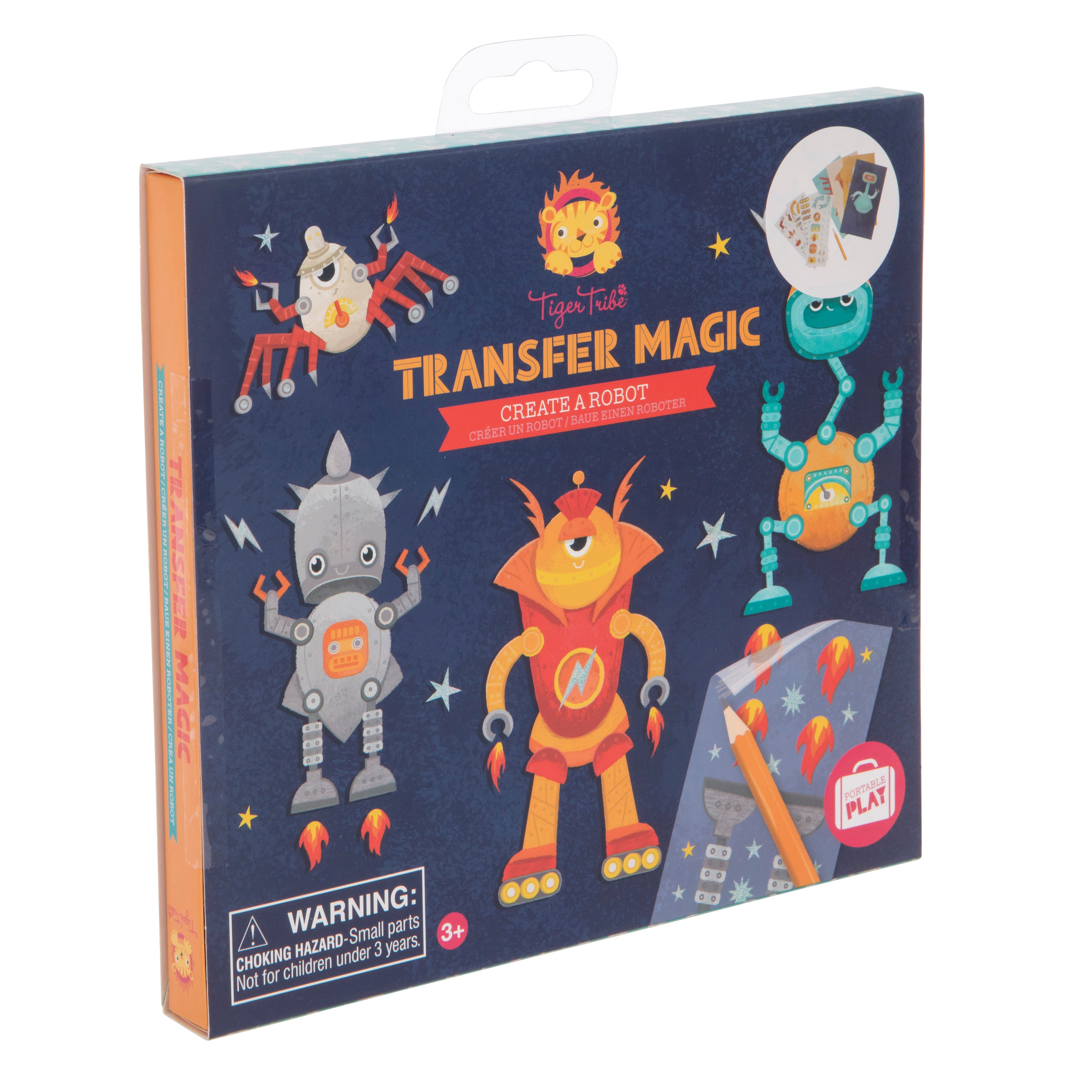 Tiger Tribe Transfer Magic – Create a Robot
