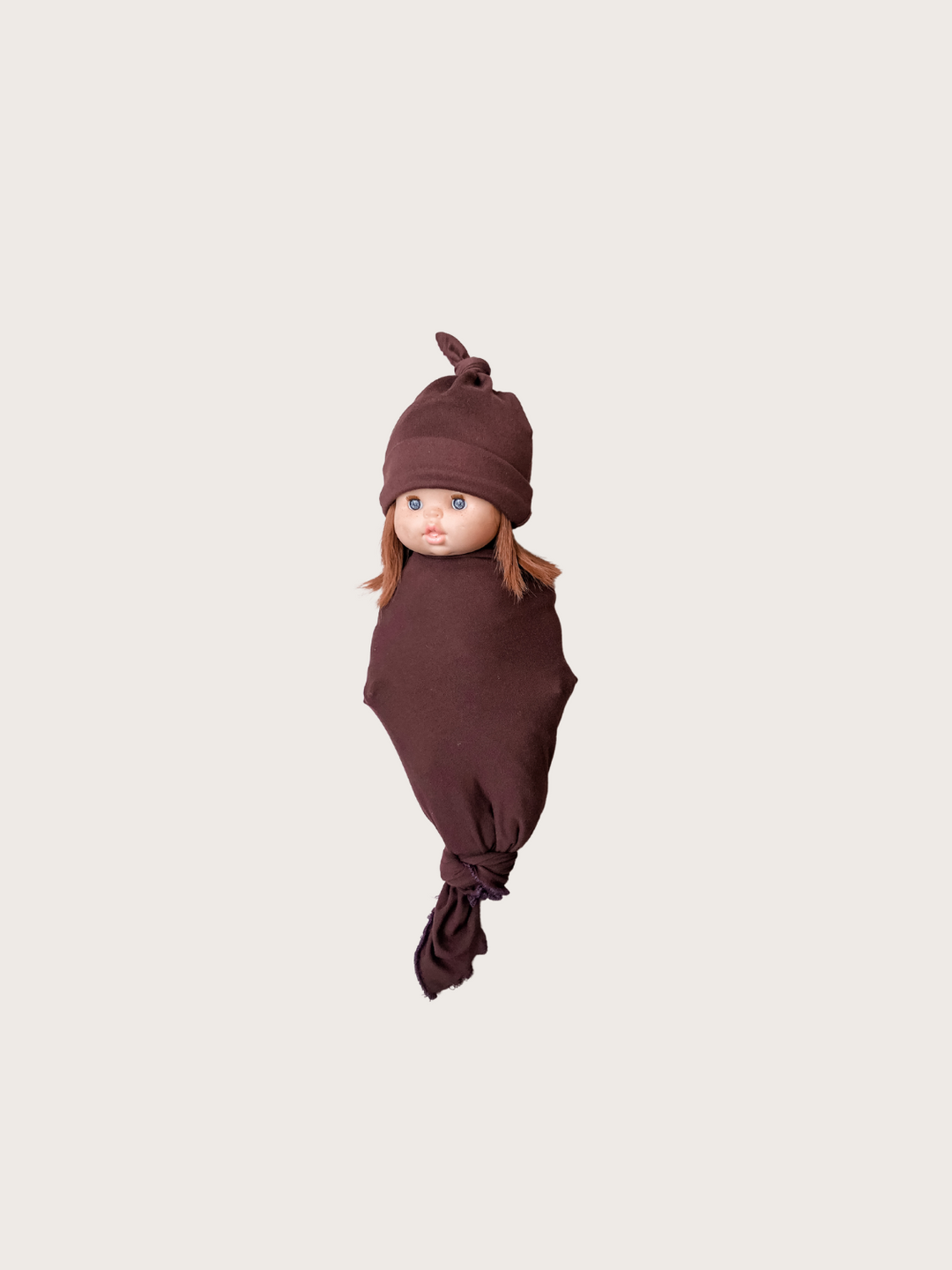 Nomad &amp; Grace Minikane Baby Doll Basic Snuggle Set – Chestnut