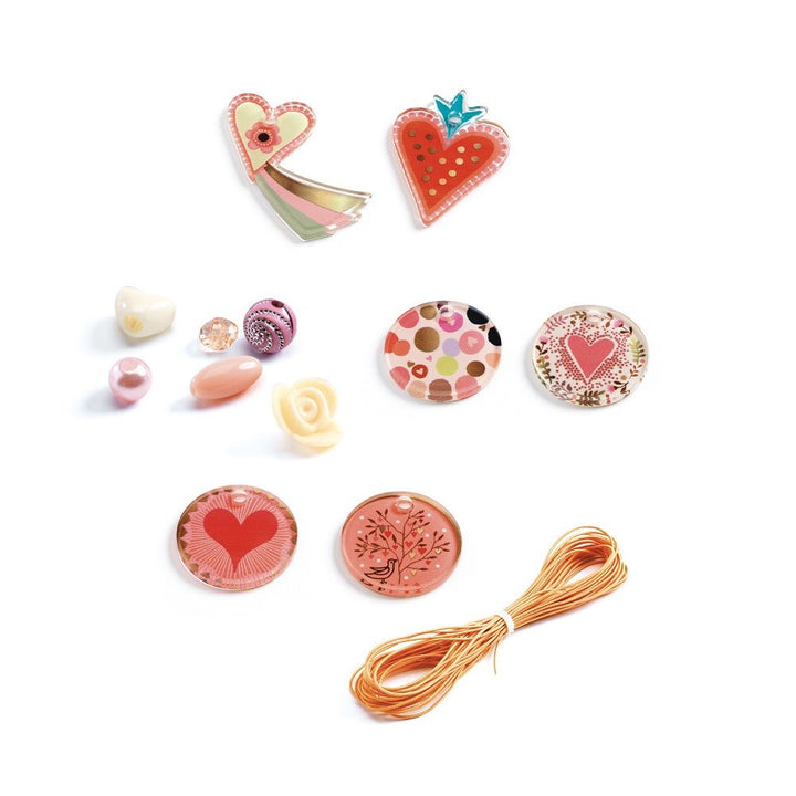 Djeco Fancy Beads – Hearts